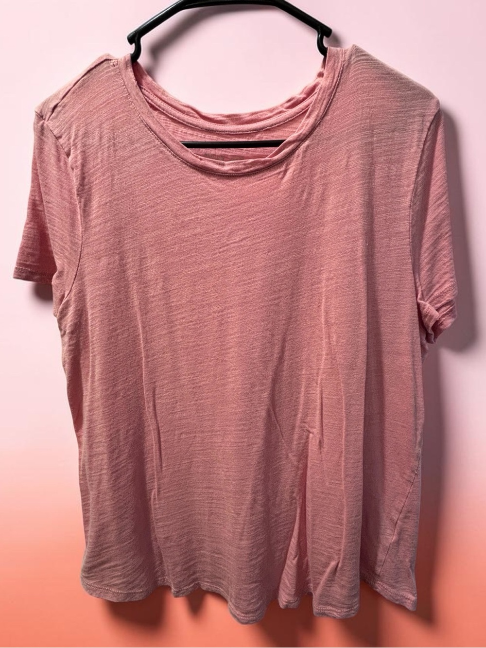 🎉 (Women’s XL) Blue Sol Washed Blush Short Sleeve Crew Tee